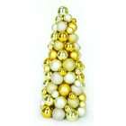 DAK 12 Shades of Gold Shatterproof Christmas Ball Ornament Table Top 