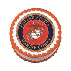 Lucks Edible Image US Marines Logo, 12 pk  Grocery 