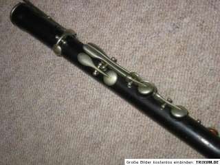 Very old flute wood &keys in C (?) flauta  