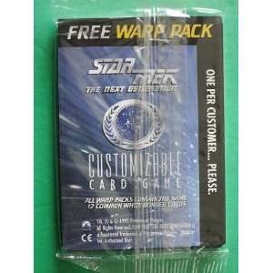  Star Trek The Next Generation CCG Warp Pack (Rare Promo 