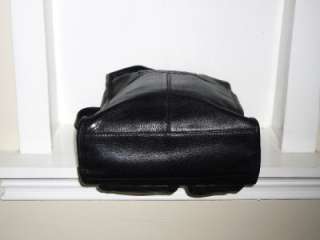 FOSSIL Super Soft Supple Black Pebbled Leather Shoulder Bag Handbag 