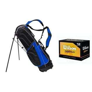 King Par TiTech Golf Bag + 12 Wilson Maximum Balls 