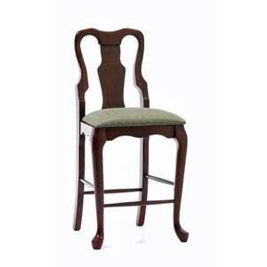   : Amish USA Made   30 Queen Anne Bar Chair   BW 6030: Home & Kitchen