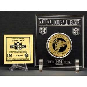  Highland Mint Atlanta Falcons 24Kt Gold Game Coin Sports 