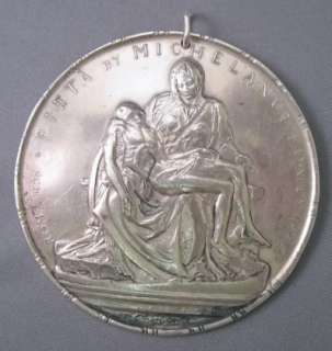 Pieta Michelangelo 925 Silver Medal Towle Medallic Art  