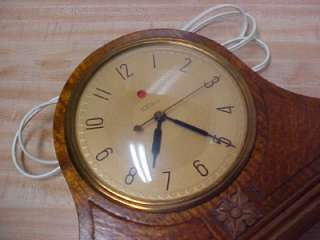   TELECHRON MANTLE ELECTRIC CLOCK MAHOGONY 4F01 MAYNARD PERFECT TIME