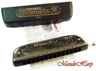 Hohner Chromatic Harmonica   257/56 Chrometta 14, 14 hole, 56 reed 