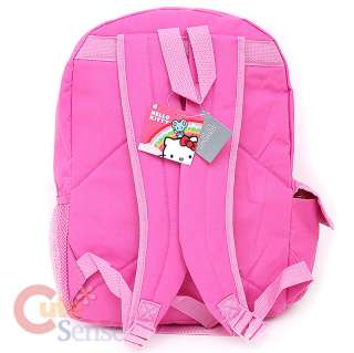 Sanrio Hello Kitty School Backpack Pink Bows Bag  16 Large  