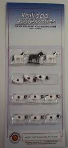 Bachmann HO Cows and Horses Figures New 022899422015  