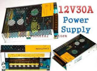 12V 30A Power Supply DC Universal Regulated Switching  