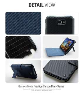 Model  Samsung Galaxy Note (N7000 i9220) Case RESTIGE CARBON DIARY 