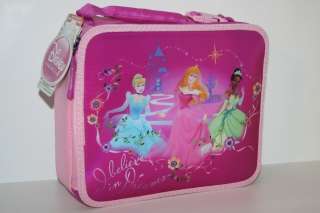 DISNEY PRINCESSES INSULATED LUNCH PACK/TOTE; NEW  