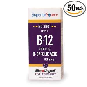  Superior Source Triple Vitamin B12 9K/B 6/F. Acid (30 