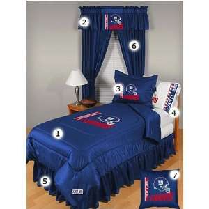  New York Giants Full Size Locker Room Bedroom Set Sports 