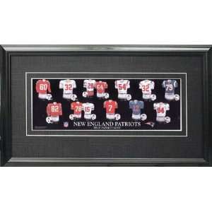 REGULAR PRICE $59.99   Framed New England Patriots 5 x 15 Mini  