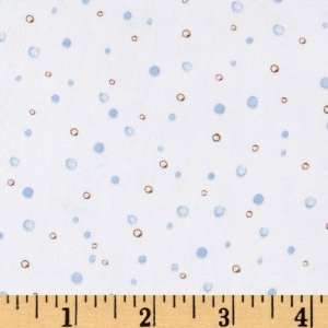  44 Wide Simple Nature Specks Baby Blue Fabric By The 