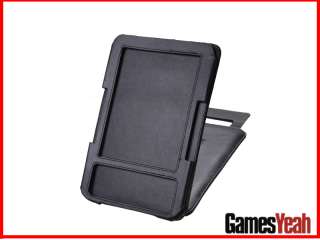 Black Genuine Leather Magnetic Case Cover Stand F  Kindle 