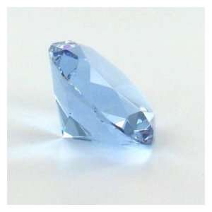   Large Blue Sapphire Glass Diamond Shaped Paperweight: Everything Else