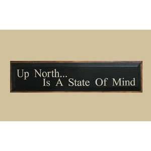   Gifts RW730UNI Up North is A State Of Mind Sign Patio, Lawn & Garden