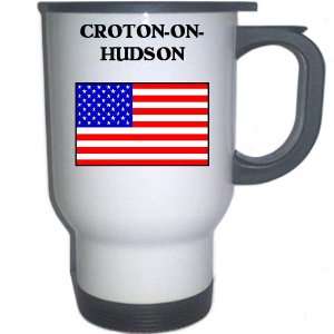  US Flag   Croton on Hudson, New York (NY) White Stainless 
