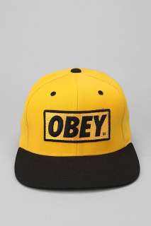 OBEY Logo Cap   Urban Outfitters