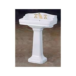  Cheviot Small Essex Pedestal Sink 553W24 8 White