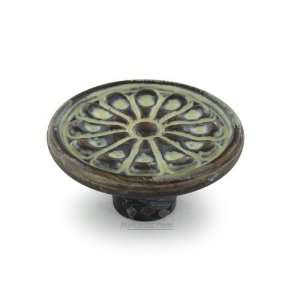  Country style expression   1 5/8 diameter flower knob in 