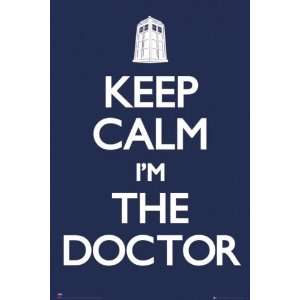 Doctor Who   TV Show Poster (Keep Calm Im The Doctor) (Size: 24 x 36 