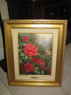 Thomas Kinkade A Perfect Red Rose Canvas 501/2950  