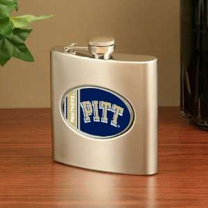    NCAA Pittsburgh Panthers Stainless Steel Flask: Sports & Outdoors