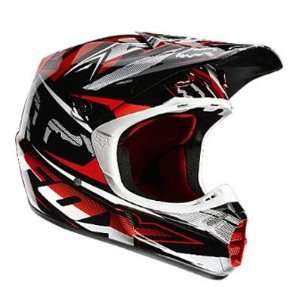 Fox 2012 V3 Speed Bike Helmet   01285 (Red   S)  Sports 