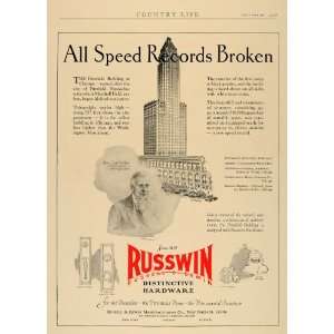  1928 Ad Russwin Hardware Pittsfield Building Chicago 