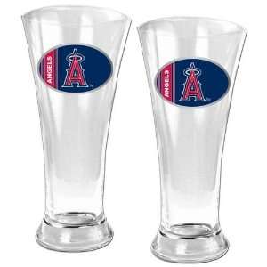 Los Angeles Angels of Anaheim 2pc 16oz Pilsner Glass Set:  