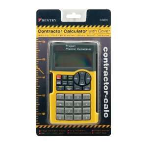 Sentry Contractor Calculator with Cover, Black/Yellow 