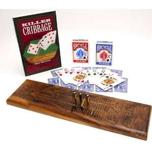   Board Gift Set _ Board, Cards, Jeweled Metal Pegs, Book Toys & Games
