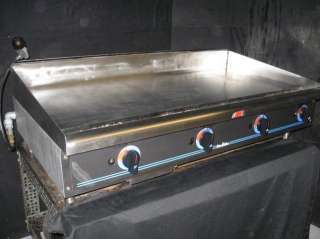   Max Commercial Stainless Steel Counter Top Propane Gas Griddle Grill