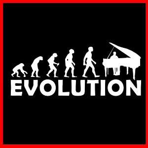 PIANIST EVOLUTION Piano Digital Electric PLAYER T SHIRT  