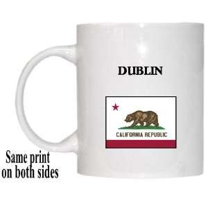    US State Flag   DUBLIN, California (CA) Mug 