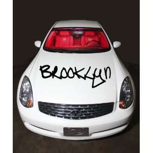    Car Hood Vinyl Sticker Brooklyn Design A411