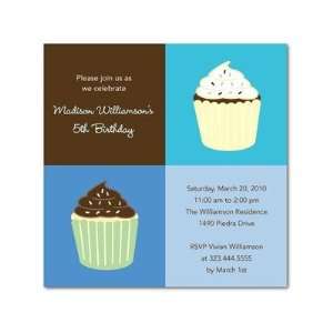  Birthday Party Invitations   Sweet Cupcakes: Boy By Kinohi 