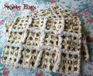 Rag Quilt Placemat Set ~ Debbie Mumm Fabric ~ Handmade  