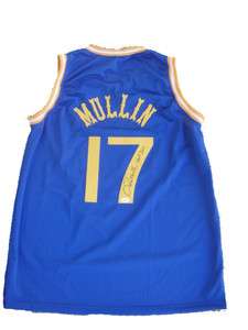 Chris Mullin Signed 1985 Golden State Warriors BLUE Rookie Jersey JSA 