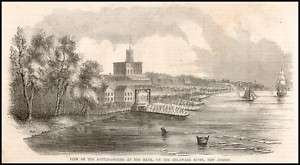 RED BANK NEW JERSEY Battle Ground Delaware River 1853  