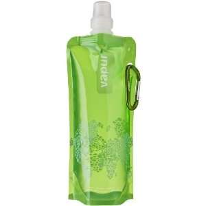  Vapur 16 oz Foldable Water Bottle   Green 