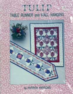 Tulip Table Runner and Wall Hanging Pattern P. Knoechel  