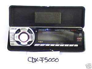 Sony CDX F5000 AM/FM CD Player Faceplate w Case Tested  