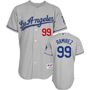 Manny Ramirez #99 Los Angeles Dodgers Replica Away Jersey 