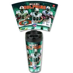  NFL Miami Dolphins Travel Mug: Sports & Outdoors