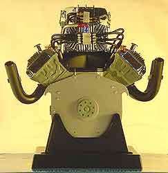 Supercharged 427 Ford SOHC Die Cast 16th Scale Engine  