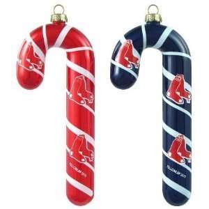   : Boston Red Sox Glass Candy Cane Christmas Ornaments: Home & Kitchen